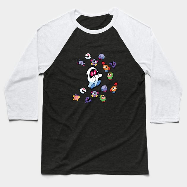 Dig Dug Baseball T-Shirt by SurpriseART